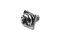 [E] น็อตยึดสายไฟ สแตนเลสชุบนิกเกิ้ล M4x7 mm พร้อมแหวนทรงสี่เหลี่ยม ขนาด 8x8 mm